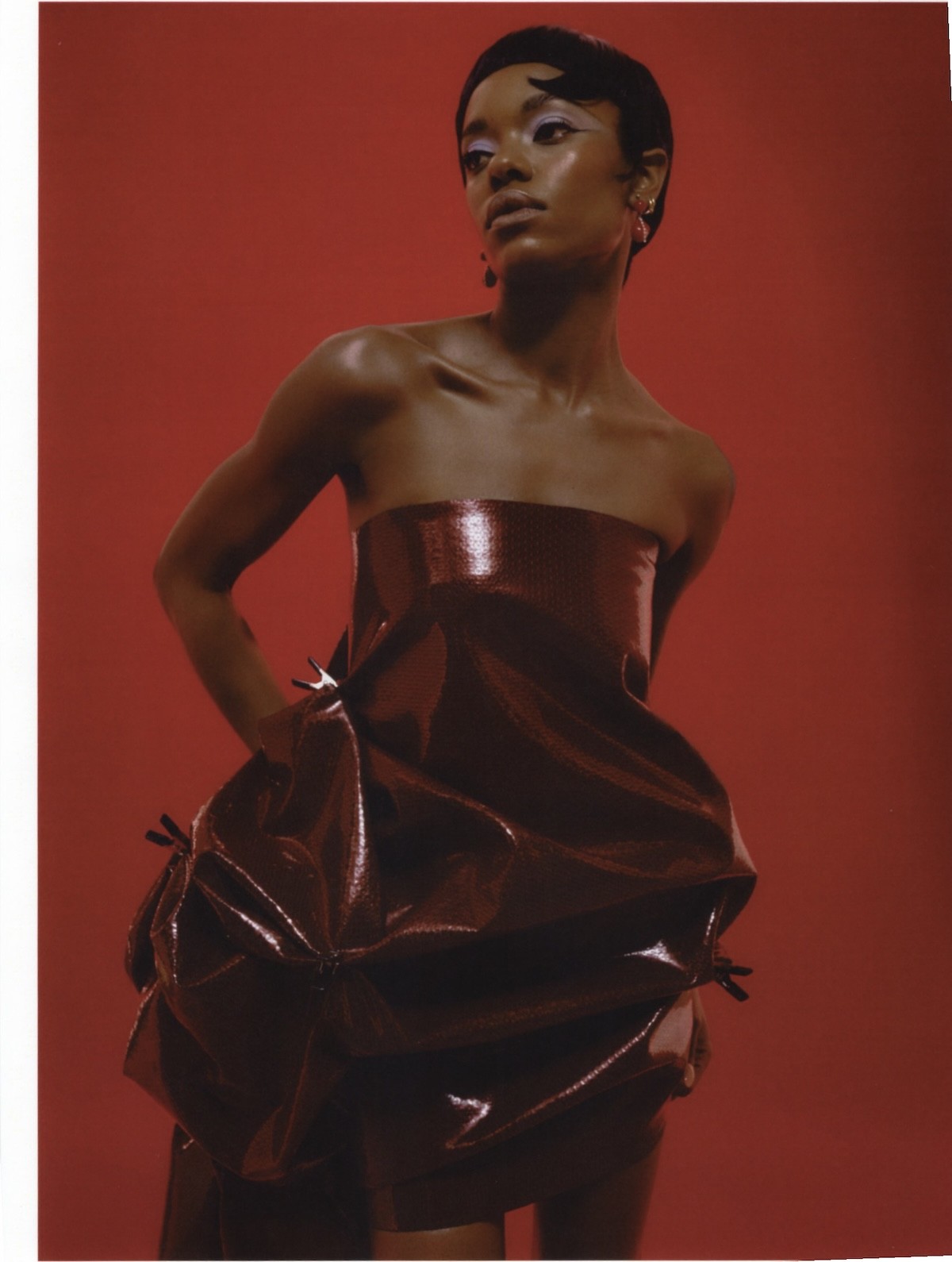 Language of Form for Teeth Magazine, makeup by Gabriel Barse